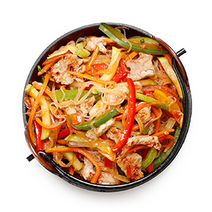 Фунчоза со свининой